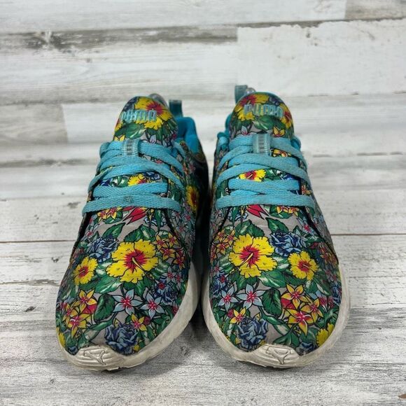 Puma Womens Floral Hibiscus Carson‎ Walking Running Shoes Multi-Color Size7.5 - Picture 4 of 8